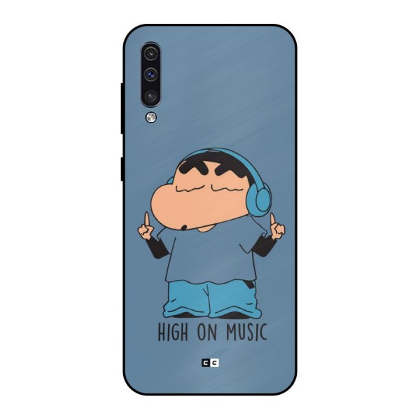 High On Music Metal Back Case for Galaxy A50