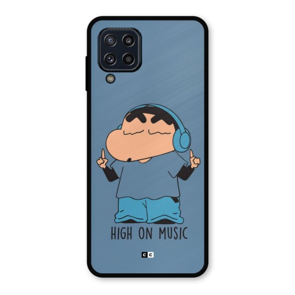 High On Music Metal Back Case for Galaxy M32