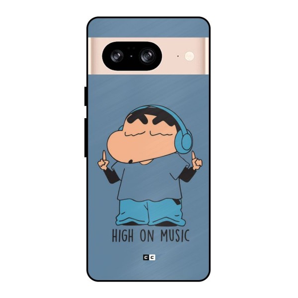 High On Music Metal Back Case for Google Pixel 8