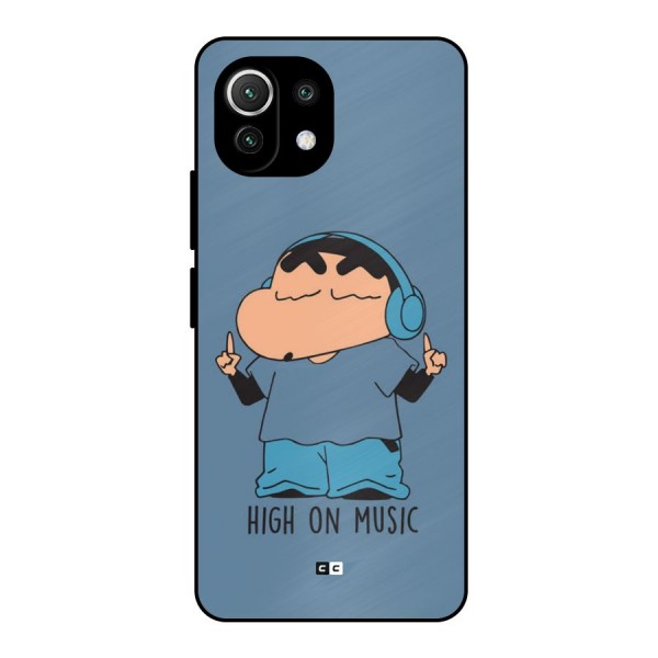 High On Music Metal Back Case for Mi 11 Lite