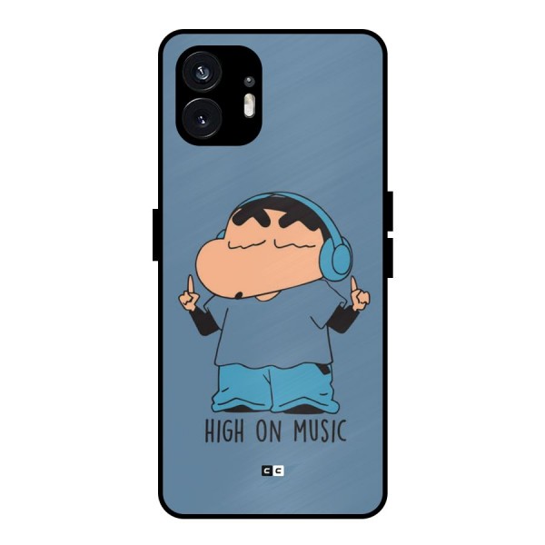 High On Music Metal Back Case for Nothing Phone 2