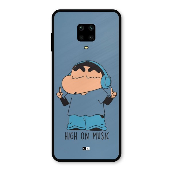 High On Music Metal Back Case for Poco M2