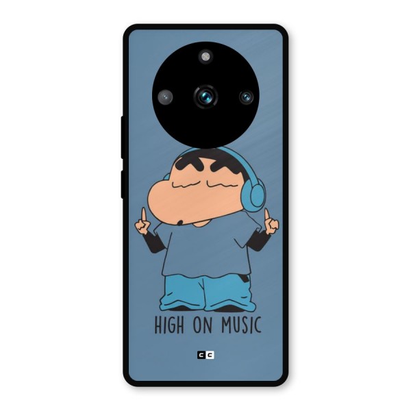 High On Music Metal Back Case for Realme 11 Pro