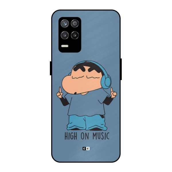 High On Music Metal Back Case for Realme 8 5G