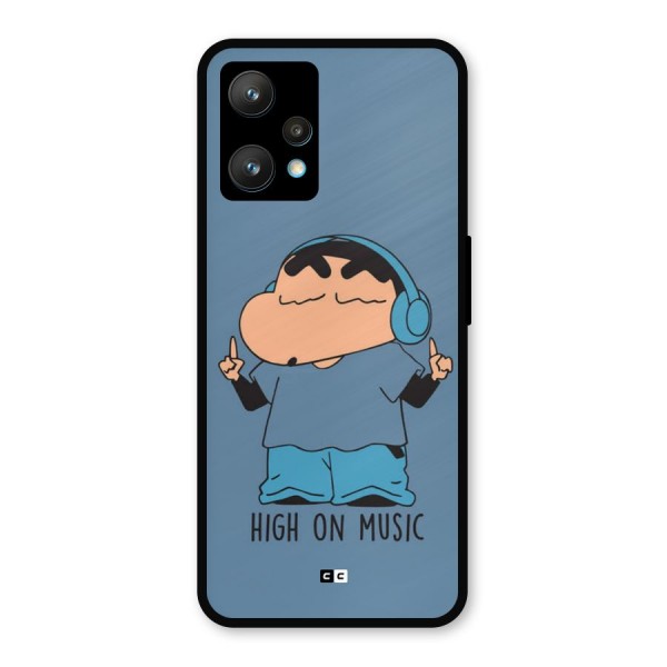 High On Music Metal Back Case for Realme 9