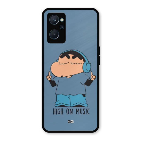 High On Music Metal Back Case for Realme 9i