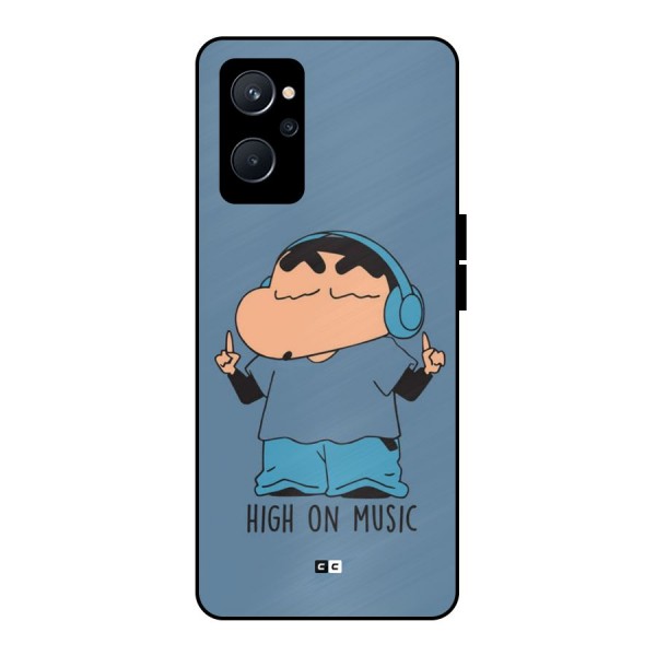 High On Music Metal Back Case for Realme 9i 5G