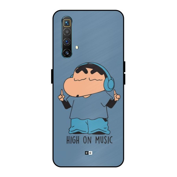 High On Music Metal Back Case for Realme X3 SuperZoom