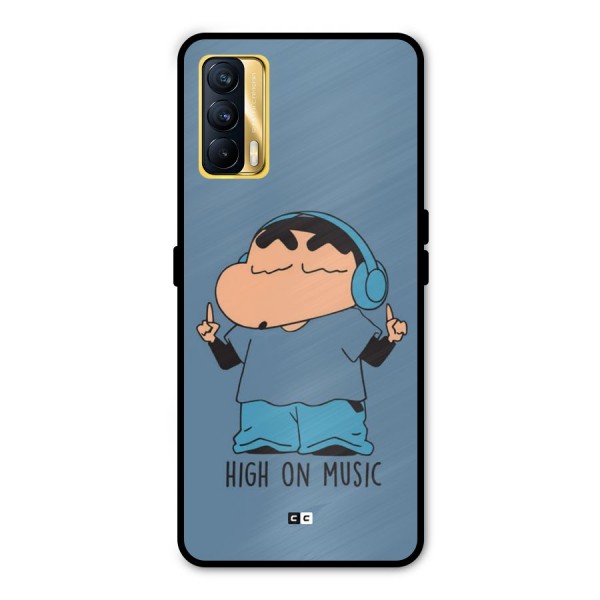 High On Music Metal Back Case for Realme X7