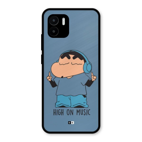 High On Music Metal Back Case for Redmi A1