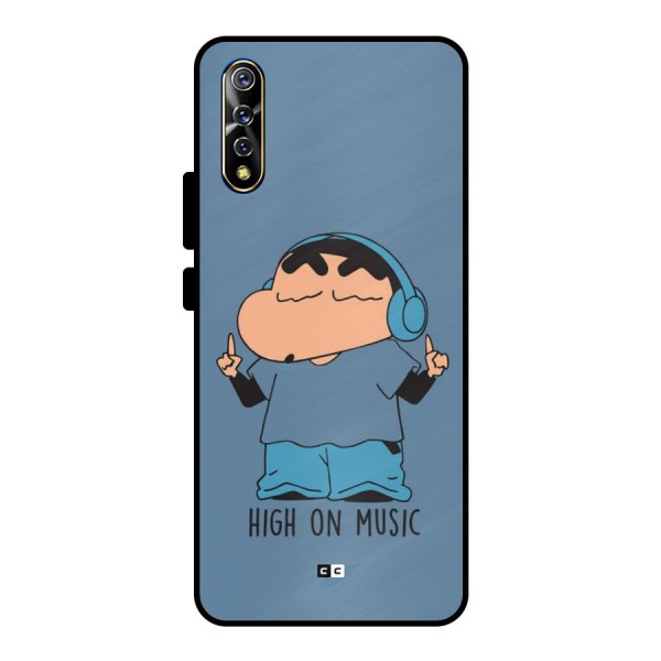 High On Music Metal Back Case for Vivo S1