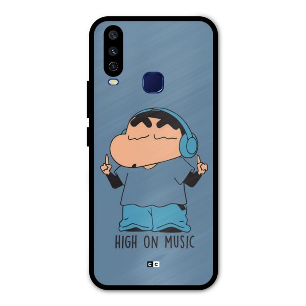 High On Music Metal Back Case for Vivo U10