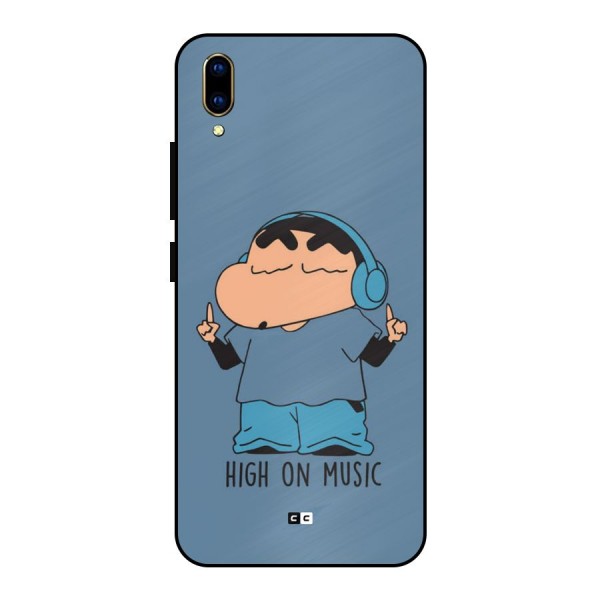 High On Music Metal Back Case for Vivo V11 Pro