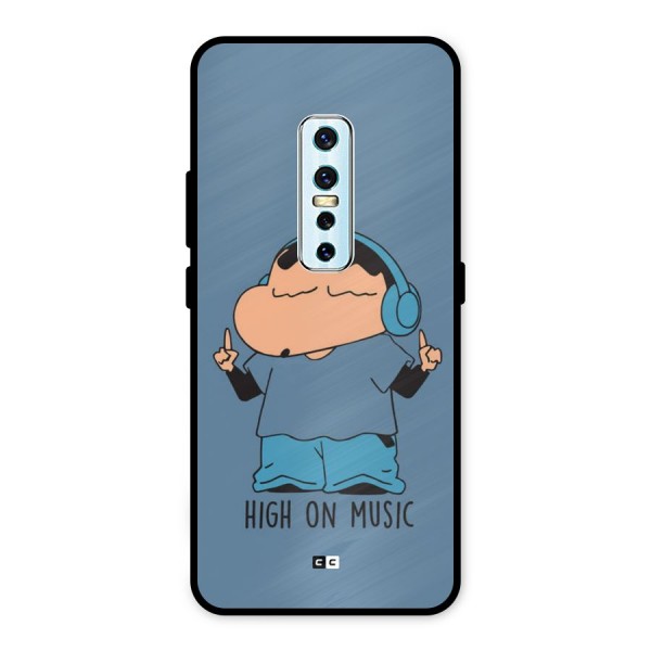 High On Music Metal Back Case for Vivo V17 Pro