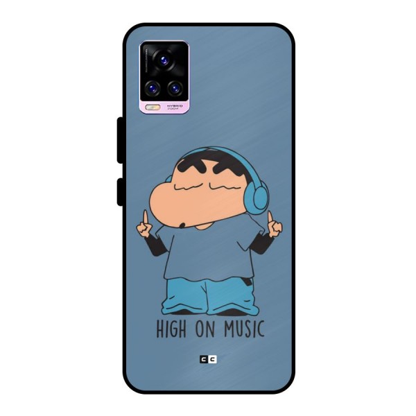 High On Music Metal Back Case for Vivo V20 Pro