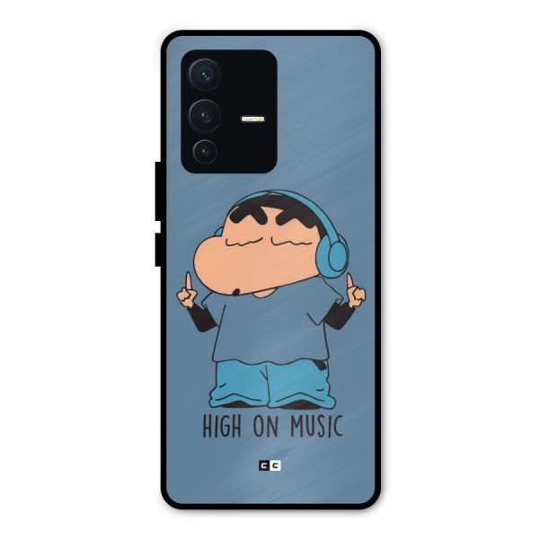 High On Music Metal Back Case for Vivo V23 Pro