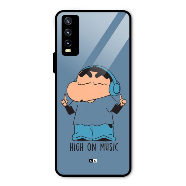 High On Music Metal Back Case for Vivo Y20 2021