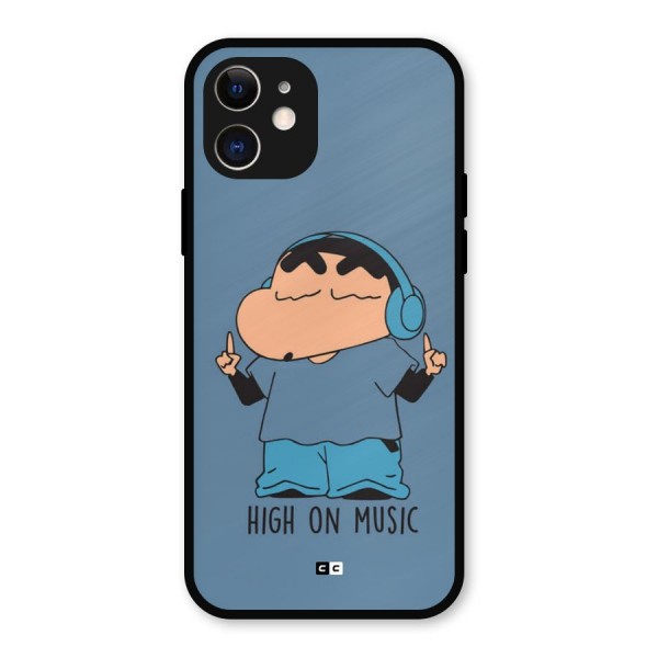 High On Music Metal Back Case for iPhone 12