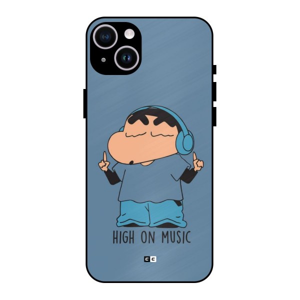 High On Music Metal Back Case for iPhone 14 Plus