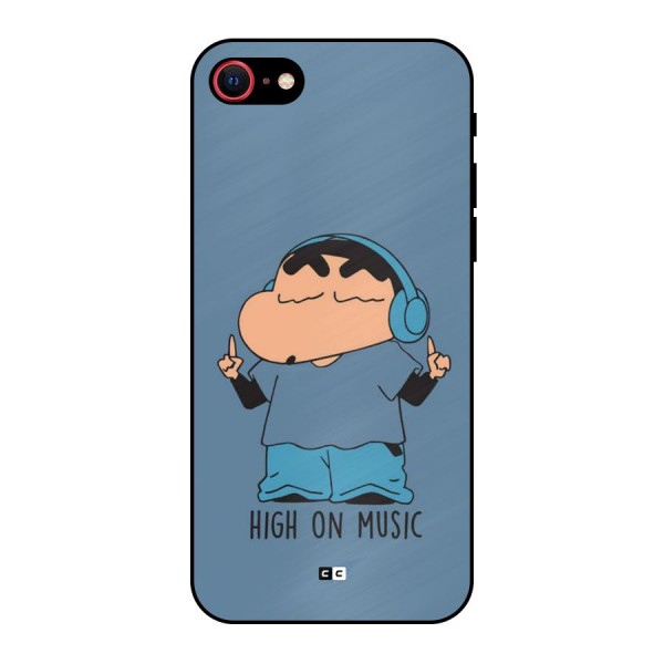 High On Music Metal Back Case for iPhone 8