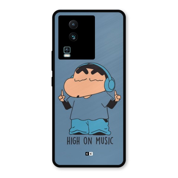 High On Music Metal Back Case for iQOO Neo 7