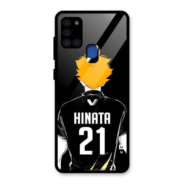 Hinata 21 Glass Back Case for Galaxy A21s