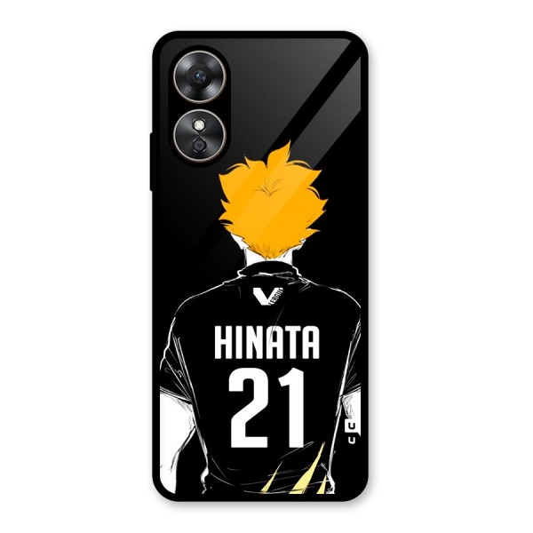 Hinata 21 Glass Back Case for Oppo A17