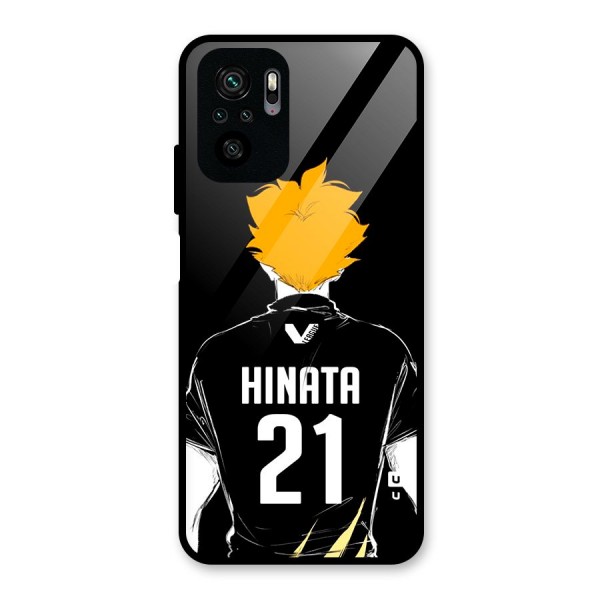 Hinata 21 Glass Back Case for Redmi Note 10