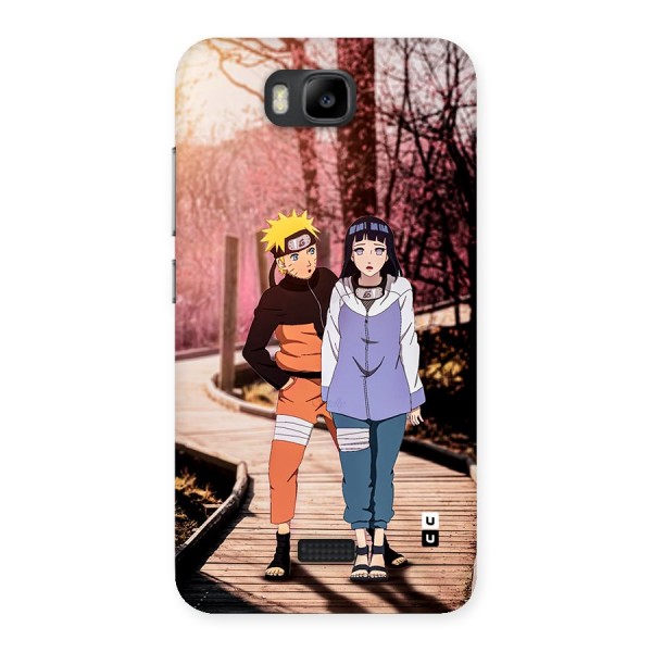 Hinata Annoyed Back Case for Honor Bee