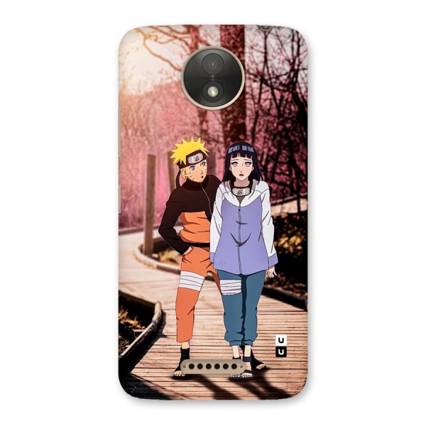 Hinata Annoyed Back Case for Moto C Plus