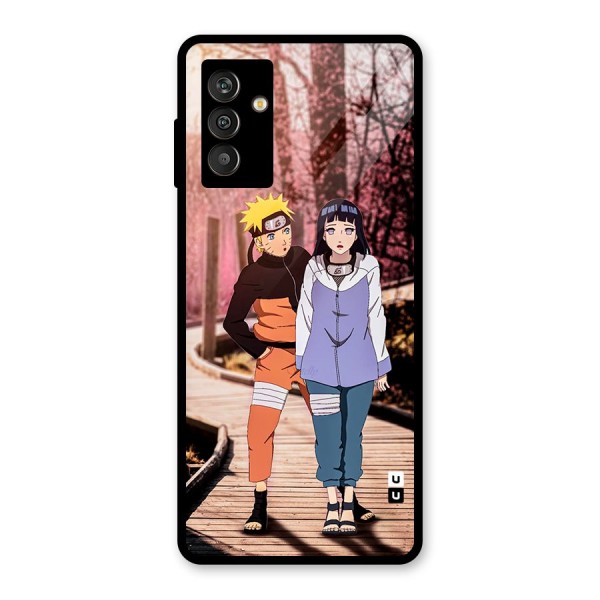 Hinata Annoyed Glass Back Case for Galaxy M13