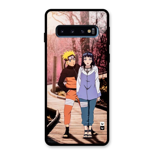 Hinata Annoyed Glass Back Case for Galaxy S10