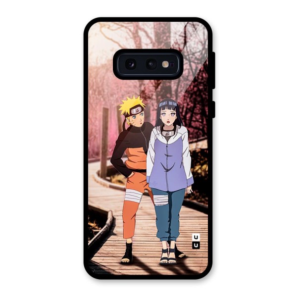 Hinata Annoyed Glass Back Case for Galaxy S10e