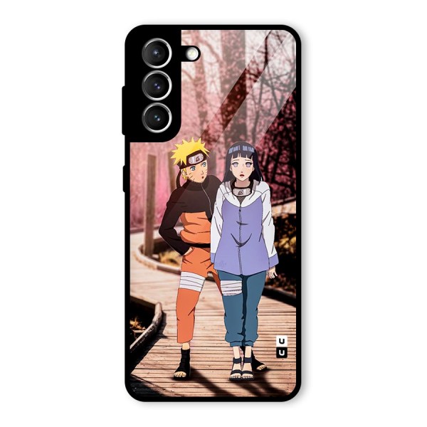 Hinata Annoyed Glass Back Case for Galaxy S21 5G