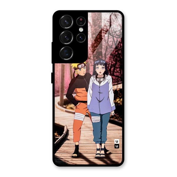 Hinata Annoyed Glass Back Case for Galaxy S21 Ultra 5G