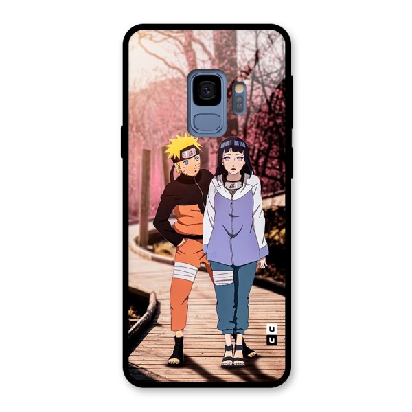 Hinata Annoyed Glass Back Case for Galaxy S9