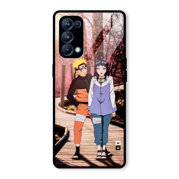 Hinata Annoyed Glass Back Case for Oppo Reno5 Pro 5G