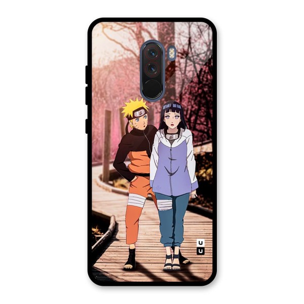 Hinata Annoyed Glass Back Case for Poco F1