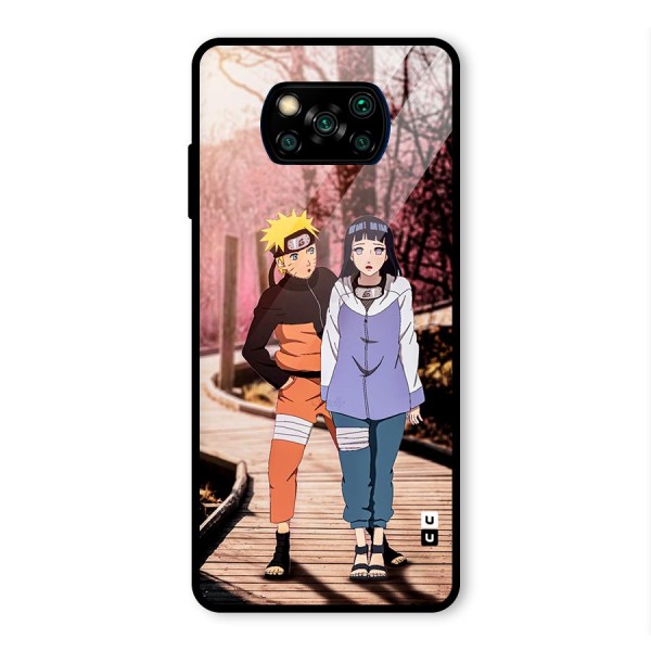 Hinata Annoyed Glass Back Case for Poco X3 Pro