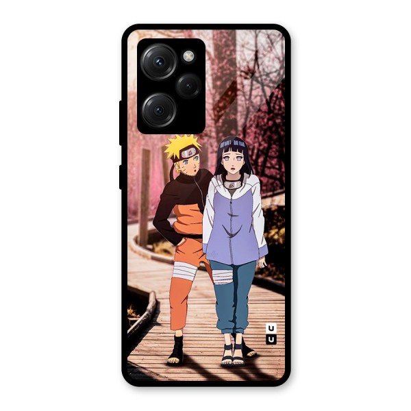 Hinata Annoyed Glass Back Case for Poco X5 Pro