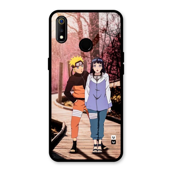 Hinata Annoyed Glass Back Case for Realme 3