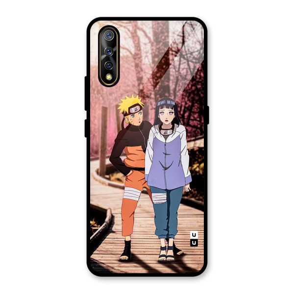 Hinata Annoyed Glass Back Case for Vivo Z1x