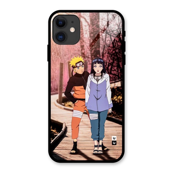 Hinata Annoyed Glass Back Case for iPhone 11