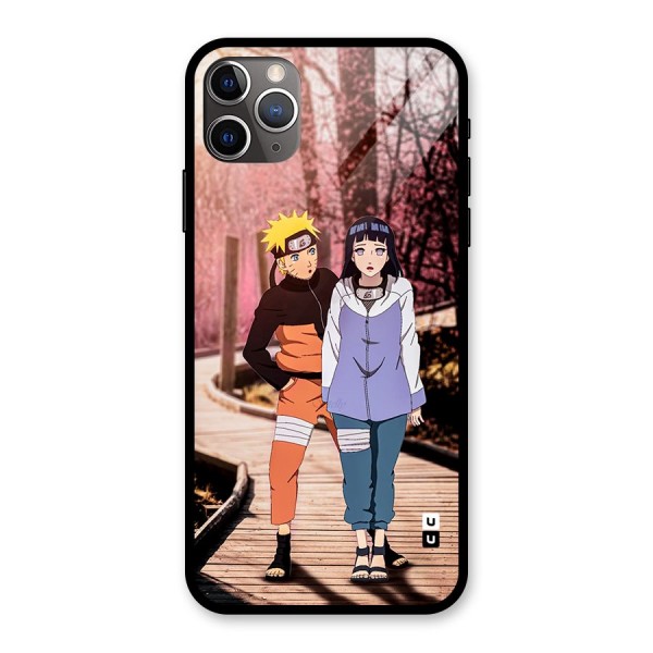 Hinata Annoyed Glass Back Case for iPhone 11 Pro Max