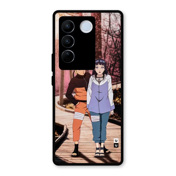 Hinata Annoyed Metal Back Case for Vivo V27 Pro