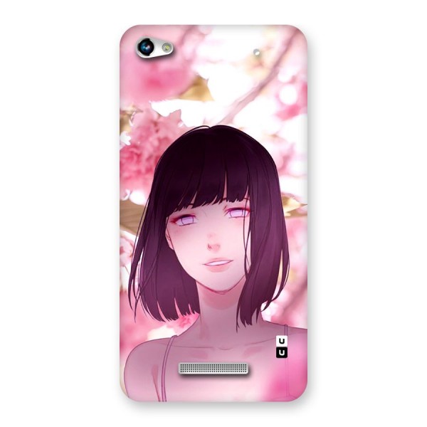 Hinata Floral Back Case for Canvas Hue 2 A316