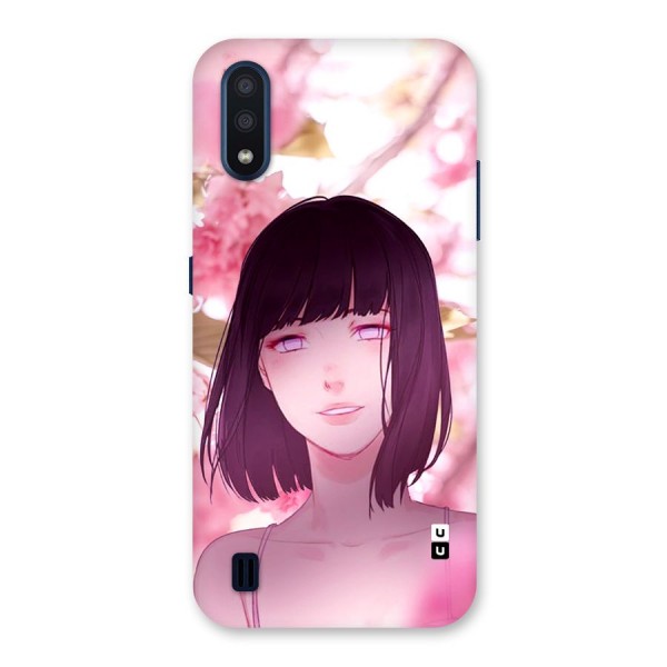 Hinata Floral Back Case for Galaxy M01