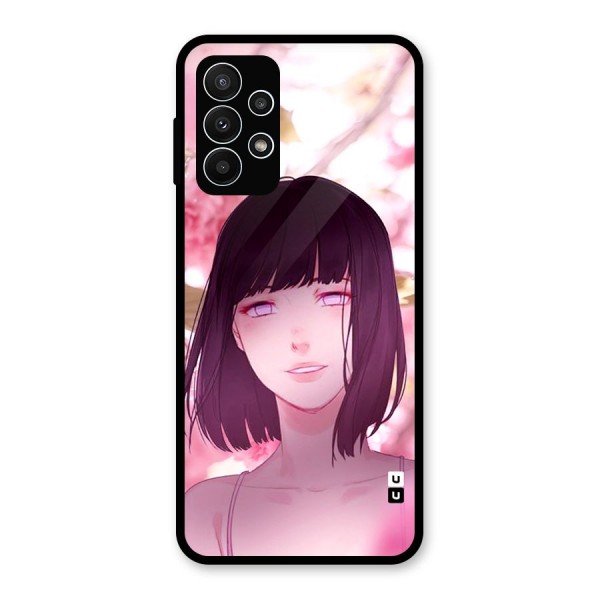 Hinata Floral Glass Back Case for Galaxy A23