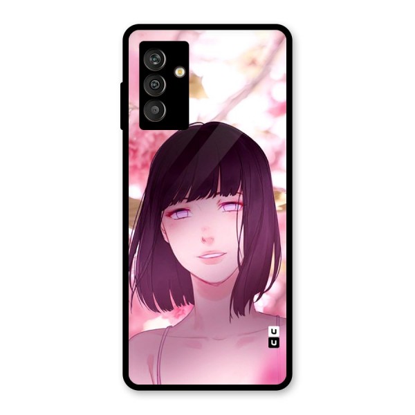 Hinata Floral Glass Back Case for Galaxy M13