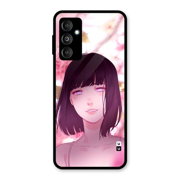 Hinata Floral Glass Back Case for Galaxy M14 5G